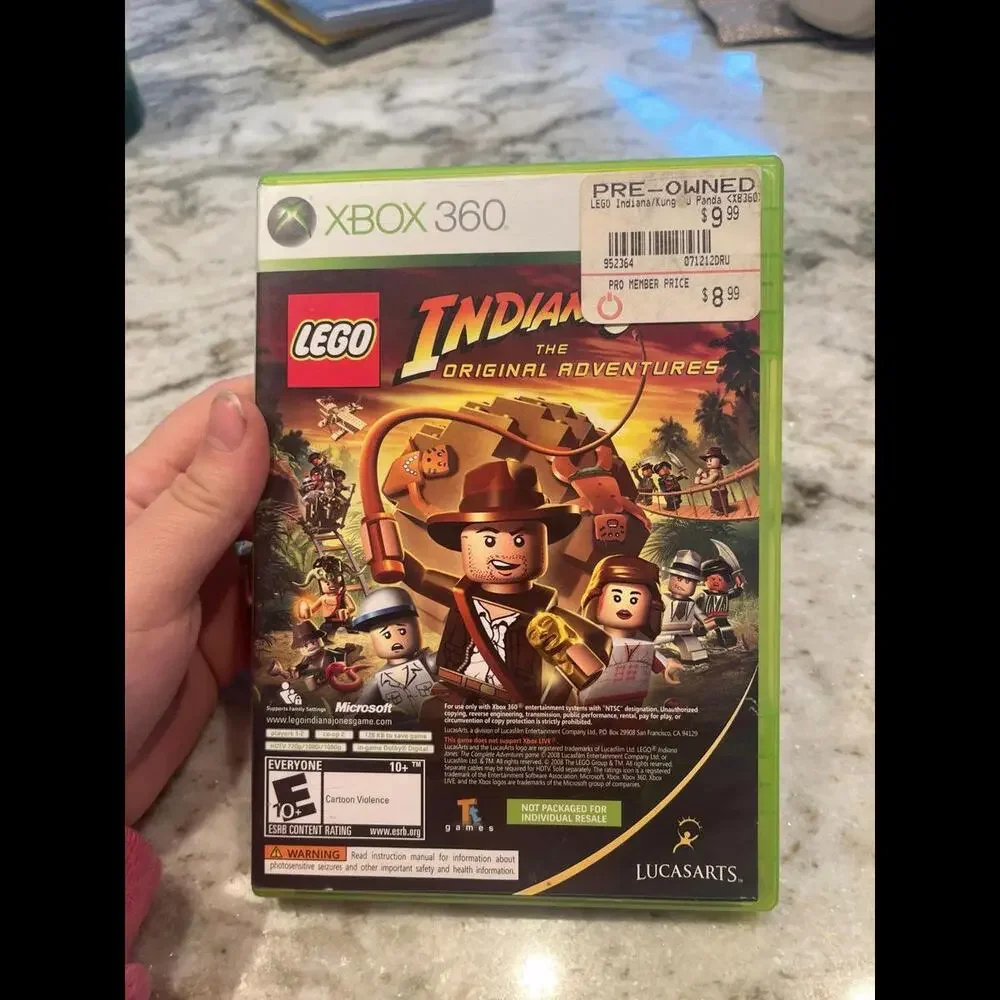 LEGO Indiana‎ Jones Kung Fu Panda Combo Pack Xbox 360 - Complete CIB